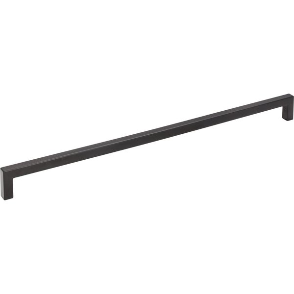 Elements By Hardware Resources 320 mm Center-to-Center Matte Black Square Stanton Cabinet Bar Pull 625-320MB